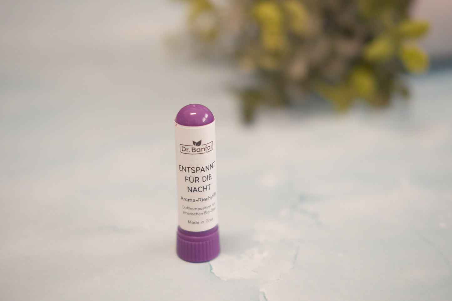 Aroma- Riechstift "Entspannt für die Nacht"- naturreine ätherische Bio- Öle
