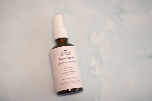 RAUMSPRAY "SonnenQuell"- naturreine ätherische Bio-Öle